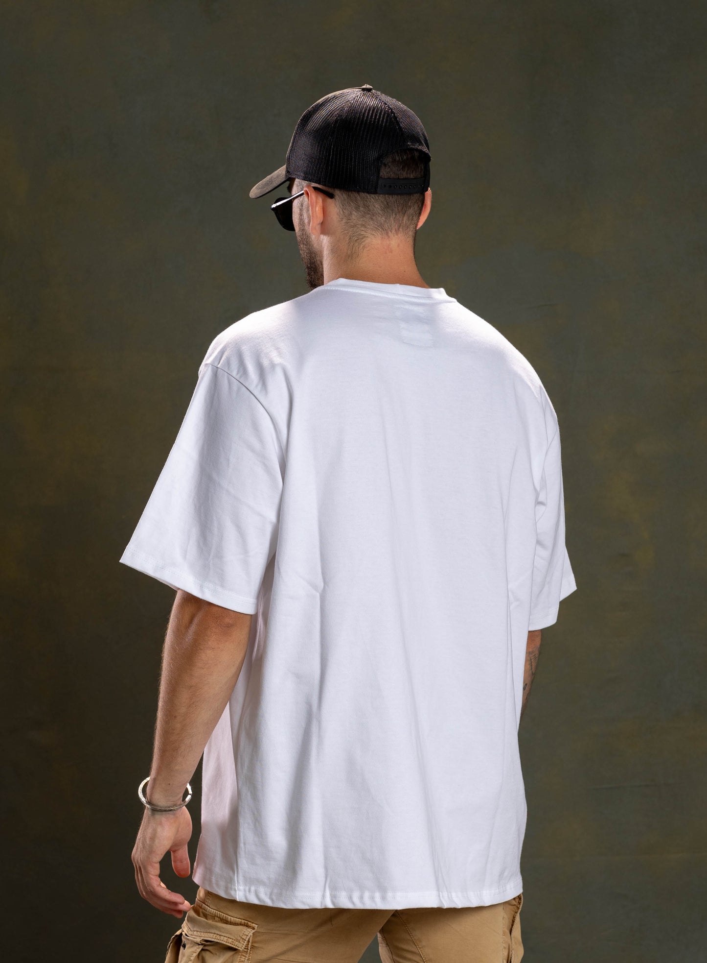 Santanna Square White T-Shirt (Clean Back)